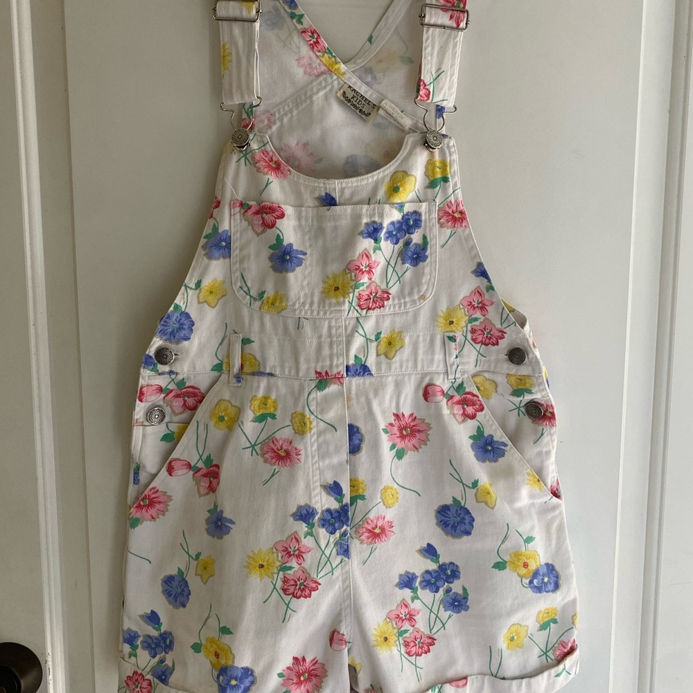 Floral Kids Vintage Overalls